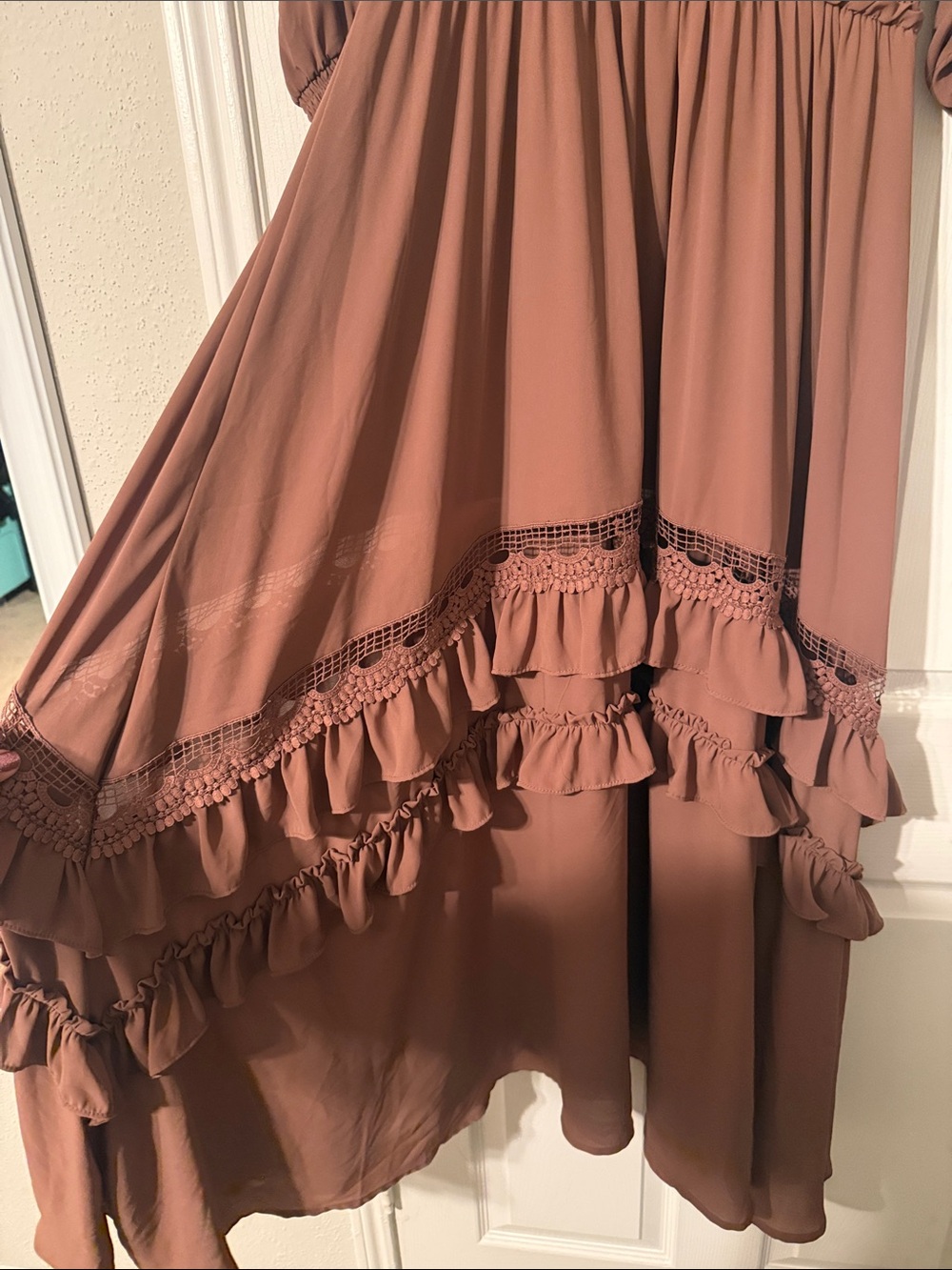 Pippa Ruffle Maxi Dress - Picture 3 of 7